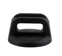 Bouton de couvercle en bakélite en acier inoxydable avec piquet pour ustensiles de cuisine avec accent sur la performance fonctionnelle (noir)