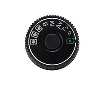 Bouton de Couvercle Supérieur de Caméra, Cadran de Mode en Plastique-Noir, Accessoires de Réparation de Caméra pour Caméra 5D3 5D Mark III