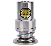 Bouton de couverture de tissu moule, outil de moule de presse de forme de pain rond pour machine de presse manuelle boutons de bricolage(32L)