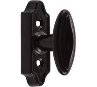 Bouton de crémone en époxy noir N°59 Rustique Jardinier massard | Bouton de crémone en époxy noir - Numéro 59 Rustique - Jardinier massard