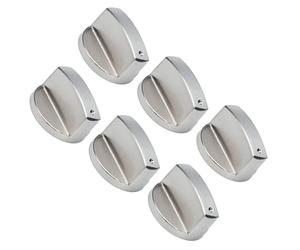 Bouton de Cuisinière à Gaz, 6 Pièces 8mm Bouton Rotatif en Alliage de Zinc Bouton de Commande de Poêle Pièce de Rechange pour Cuisinière à Gaz Cuisinière Four à Micro-Ondes[Interrupteur 0°] Manettes