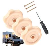 Bouton de de fenêtre de véhicule récréatif - Languette antidérapante, bouton tournant | Support de cadre d'auvent réglable avec 6,3 cm de diamètre pour accès à la grille d'aération de