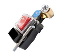 Bouton de déconnexion de batterie auto | Interrupteur d'isolation 12V/24V pour véhicule | Commande d'arrêt d'urgence pour tracteur - pour camion, camping-car, remorque, tracteur, tout-terrain
