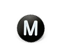 Bouton de dégagement souple authentique Leica M 12 mm noir avec logo "M" #14017