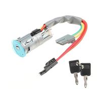 Bouton De Démarrage 7700805669 77008-05669 Cylindre de serrure d'allumage et clé de contact 7700765533 Convient pour Renault 19 R19 Space 2 Clio 770813973 Ignition Starter pour Voiture