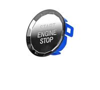 Bouton de Démarrage à Poussoir Bouton de démarrage du moteur de voiture, interrupteur d'arrêt du couvercle d'allumage/adapté for BMW Z4 G29 F40 G20 X5 G05 X7 G07 G14 G15 G16 X3 G01 F97(Blue)