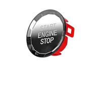 Bouton de Démarrage à Poussoir Bouton de démarrage du moteur de voiture, interrupteur d'arrêt du couvercle d'allumage/adapté for BMW Z4 G29 F40 G20 X5 G05 X7 G07 G14 G15 G16 X3 G01 F97(Red)