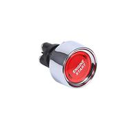Bouton de Démarrage à Poussoir DC 12V 50A Commutateur à Bouton-poussoir Multi-fonctionnel Commutateur de Démarrage de Moteur de Véhicule Commutateur d'Allumage (Red)