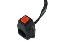 Bouton De Démarrage D'allumage De Moto 7/8" Avec Connecteur De Canule Carré Bouton De Commutateur D'allumage De Guidon De Moto VTT Interrupteur de moto