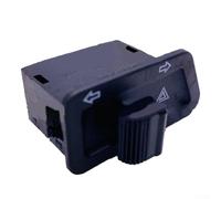 Bouton de démarrage de clignotant pour moto - ABS noir - Installation facile - Remplacement direct - Compatible avec 125 cc 150 cc - Capteur d'allumage électrique pour contrôle du guidon