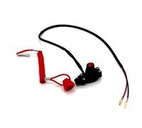 Bouton de démarrage de moto 22mm Pour Coupe-circuit D'urgence Avec Cordon D'attache Pour Moto VTT 49CC Pour Mini-moto Tout-terrain Quad Pièces Et Accessoires