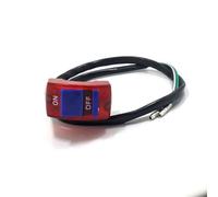 Bouton de démarrage de moto 3 X 2,2 X 4,5cm Connecteur Universel Pour Interrupteur D'éclairage De Moto Bouton Marche/arrêt Pour Guidon Pour Scooter Phare Accessoires De Moto