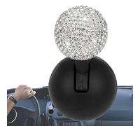 Bouton de démarrage de voiture avec levier à bascule Push to Start - Démarrage/arrêt du moteur et couvercle de barre à billes entièrement en métal pour accessoires décoratifs (cœur en métal - blanc