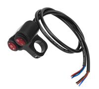 bouton de démarrage du moteur moto Compatible Avec Suzuki 21mm Bouton De Commande De Phare De Moto 12 V Clignotant Feu Antibrouillard Étanche Pièces Et Accessoires Pour Moto
