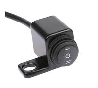 bouton de démarrage du moteur moto Diamètre 10 Mm 1 Rétroviseur Moto En Alliage D'aluminium Modifié Siège Phare Clignotant Interrupteur Multifonction