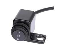 bouton de démarrage du moteur moto Diamètre 10mm 1 Interrupteur De Clignotant Double Pour Phare De Moto Multifonction En Alliage D'aluminium Pour Rétroviseur Modifié