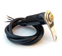 bouton de démarrage du moteur moto Diamètre 7mm Interrupteur À Bouton-poussoir Pour Klaxon Feux Antibrouillard Et Feux De Moto Montage Sur Guidon Alliage D'aluminium Étanche 12V
