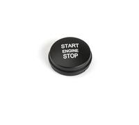 Bouton De Démarrage Interrupteur de démarrage et d'arrêt du moteur, bouton de démarrage à une touche, couvercle de d'allumage du moteur Ignition Starter pour Voiture(Black)