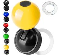 Bouton de démarrage pour Voiture, Accessoire Universel pour Voiture à démarrage Unique, Cache métallique pour Bouton de démarrage, Protection pour démarreur à Manette pour Voiture (Jaune)