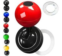 Bouton de démarrage pour Voiture, Accessoire Universel pour Voiture à démarrage Unique, Cache métallique pour Bouton de démarrage, Protection pour démarreur à Manette pour Voiture (Rouge)