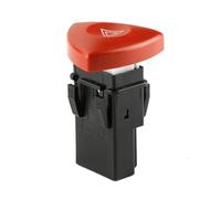 Bouton de détresse du véhicule, Pexorin Bouton de commutation d'éclairage d'urgence d'avertissement de danger, for Renault, Laguna Espace Trafic, for Vauxhall, Vivaro 8200442724,93856337