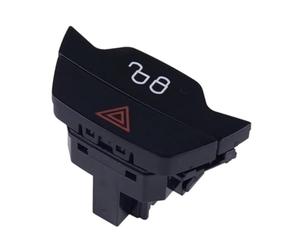 Bouton de détresse du véhicule, Pexorin Interrupteur de verrouillage de porte de feu d'avertissement de danger de voiture, for Ford, C-MAX, for Ecosport, Kuga Transit 1519127, contrôle des feux de dét