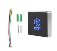 Bouton de déverrouillage de sortie tactile de porte, panneau de commutation, lumière LED pour système de contrôle d'accès de porte
