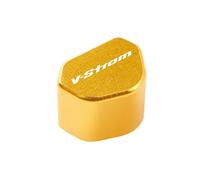 Bouton de direction CNC Pour Suzuki 2025 2024 2023 2022 V-Strom 650 250 1050 XT VStrom 800DE DL650 DL1000, Capuchon De Clé Commutateur Clignotants Moto(YELLOW)
