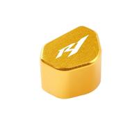 Bouton de direction CNC Pour YZFR1 YZF R1, Accessoires De Commutateur Direction, Bouton CNC Moto, Capuchon Clé Clignotants(Yellow)
