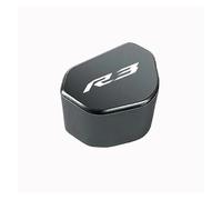 Bouton de direction CNC Pour YZFR3 YZF R3 YZF-R3 Accessoires Bouton De Commodo Moto En Aluminium CNC, Capuchon Clignotant(Titanium)