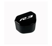 Bouton de direction CNC Pour YZFR3 YZF R3 YZF-R3 Accessoires Bouton De Commodo Moto En Aluminium CNC, Capuchon Clignotant(Black)