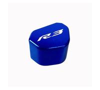 Bouton de direction CNC Pour YZFR3 YZF R3 YZF-R3 Accessoires Bouton De Commodo Moto En Aluminium CNC, Capuchon Clignotant(Blue)