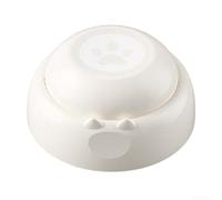 Bouton de dressage enregistrable pour améliorer la communication entre les chiens et les propriétaires avec commandes vocales personnalisées et matériau plastique (blanc)