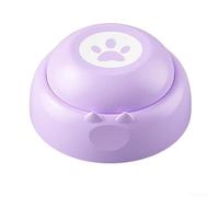 Bouton de dressage pour animaux de compagnie avec enregistrement vocal pour soutenir la communication interactive entre chiens et propriétaires en plastique solide (violet)