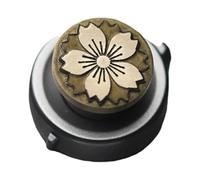 Bouton de fermeture en laiton durable avec motif floral gravé pour appareil photo XT30 A7C2 Améliore la stabilité de la prise en main Accessoires de caméra