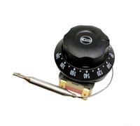 Bouton de four électrique Thermostat 60-200 °C Contrôle de la température 250 V 16 A Sonde en métal et plastique pour chauffe-eau, chaudière, friteuse