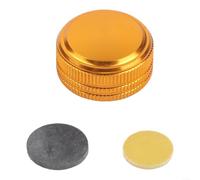 Bouton de frein pour moulinet Daiwa SS SV103SHL Baitcasting, écrou de réglage fin M11 x 0,5, pièce de rechange en alliage d'aluminium avec rondelles, noir (noir)