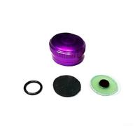 Bouton de frein pour moulinet GW.CA Baitcast fabriqué en alliage d'aluminium avec bague d'amortissement rigide et coussinet en caoutchouc pour un fonctionnement fluide (violet)