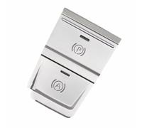 Bouton De Frein Voiture Compatible Avec A6 C8 A7 1Pcs Interrupteur De Frein À Main Électronique Argenté Galvanisé Bouton De Commutateur De Frein De Stationnement De Voiture 4K0 927 225 B