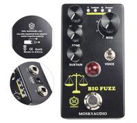 Bouton de gain pour pédale d'effets de guitare 4 modes | Basé sur le circuit Big Muff PI, sélecteur à 4 modes, double voix pour basculer, riche pour le maintien