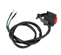 Bouton de Guidon de Moto, Interrupteur Universel de Klaxon à Bouton-poussoir de 7/8 Pouces avec Câble