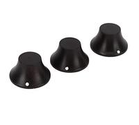 Bouton de Guitare électrique Bouton de Volume de Guitare en Bois Ensemble de Remplacement de 3 Pièces avec Point Indicateur Finition Polie Lisse pour la Réparation et la Mise à Niveau des