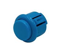 Bouton de Jeu Arcade Clipsable 24 mm Qualité Standard Couleur: Bleu Retro Gaming Bartop Jeux Vidéo