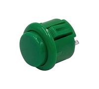 Bouton de Jeu Arcade Clipsable 24 mm Qualité Standard Couleur: Vert Retro Gaming Bartop Jeux Vidéo