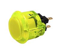 Bouton de Jeu Arcade Clipsable SANWA OBSC-30 Couleur: Jaune Retro Gaming Bartop Jeux Vidéo