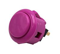 Bouton de Jeu Arcade Clipsable SANWA OBSF-24 Couleur: Violet Retro Gaming Bartop Jeux Vidéo