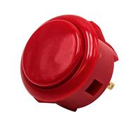 Bouton de Jeu Arcade Clipsable SANWA OBSF-30 Couleur: Rouge Retro Gaming Bartop Jeux Vidéo