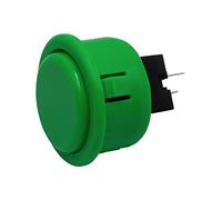 Bouton de Jeu Arcade Clipsable SEIMITSU PS-14-G Couleur: Vert Retro Gaming Bartop Jeux Vidéo