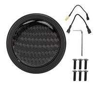 Bouton de klaxon, kit de klaxon de volant en fibre de carbone, accessoire modifié pour 6 boulons pour volant Sparco Auto