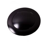 Bouton de klaxon noir pour volant 9 vis - diamètre 113 mm